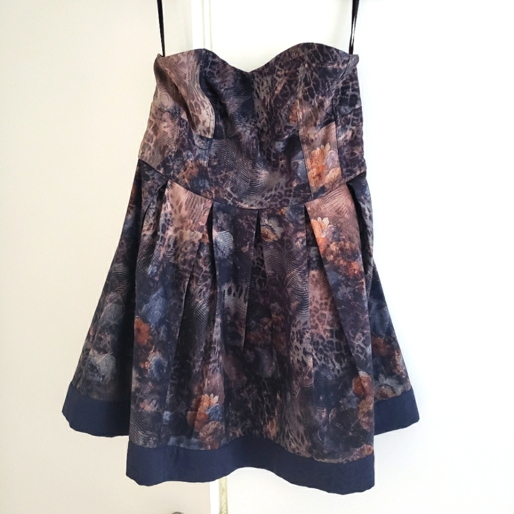 Luca couture Strapless mini strapless dress large